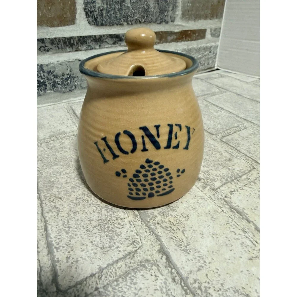 Pfaltzgraff Folk Art Honey Pot pottery